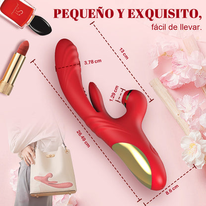 3 Empuje y vibración 7 Chupar 10 Golpecitos Punto G Vibrador